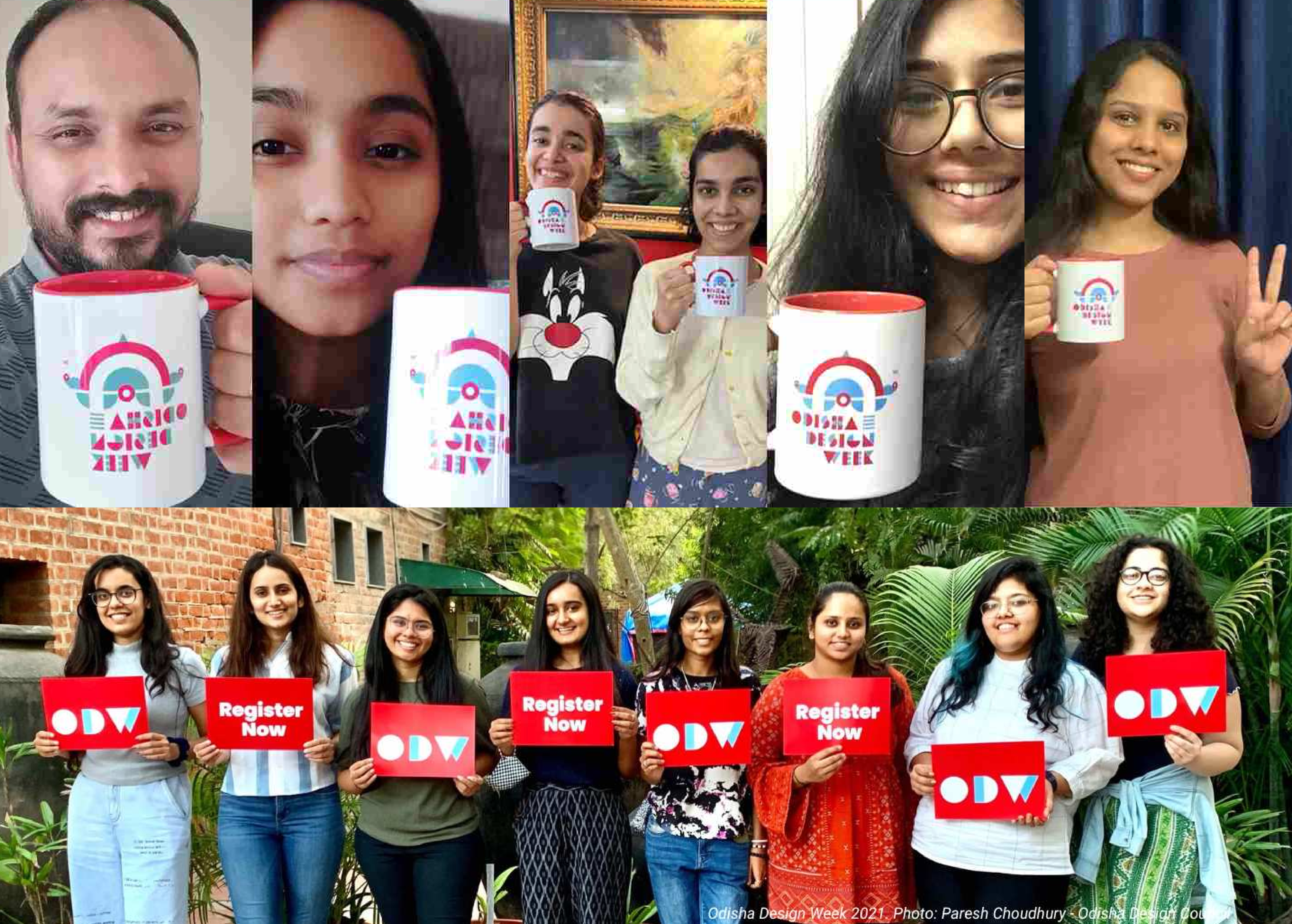 Odisha Design Week identity on merchandise and on-ground event engagement.